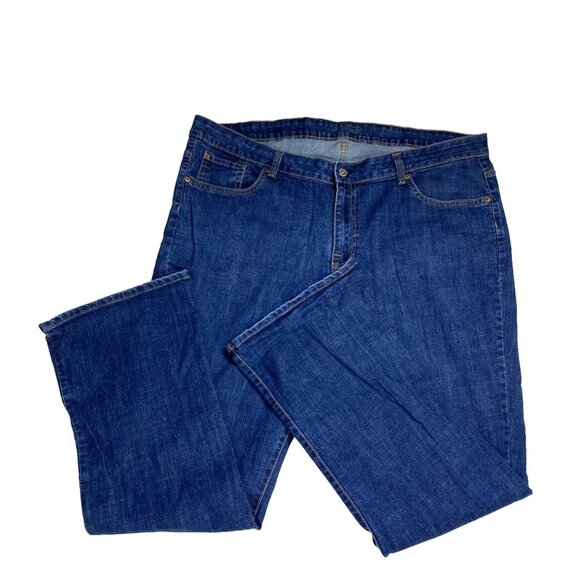 Bitten by Sarah Jessica Parker Denim Jeans Blue Straight Leg Size 20 - Picture 1 of 5